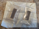 Nos Vintage Pair Usaf Air Force 1st Lieutenant Plastic Encased Rank Insignia