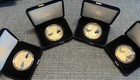 2016  2017   2019 2020 W American Silver Eagle Proof Coin Lot Of 4 With Ogp coa