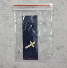 Vtg Us Navy Chaplain Collar Coverall Cross 02920 Sayre Embroidery