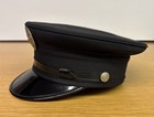 Vintage Fireman Fire Department Dress Uniform Hat Cap Size 7 1 8 With Pin Badge
