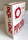 Vintage 1960s Drive-in Theater Red Popcorn Box Generic Movie Pop-corn Sun Nos