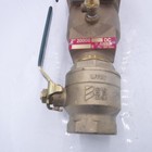 Ames 2000b Double Check Valve 2  Fnpt Backflow Preventer Brass 0062495
