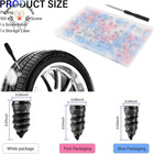 100pcs Tire Screw Plug Kit With Driver 3 Sizes Quick Puncture Repair Car Truck  