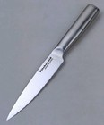 Kitchenaid 5 5  Serrated Utility Knife  Forged Japanese Steel W  Blade Cover