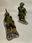 King   Country Wwii Bba089-winter Machine Gun Group  2 Of 3 Figures  In Box