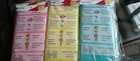 12pc   Salux Japanese Beauty Skin Cloth Bath Body Towel  Wash  Pink Blue Yellow