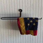 Colonial American Hand Made Iron Towel Bars Toilet Paper