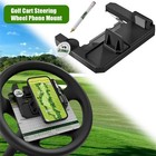 Clubrally Golf Cart Accessories Steering Wheel Phone Mount 6 5 Inches  Black