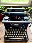Rare Vintage American Typewriter By Lc  Smith   Bros  Working Condition