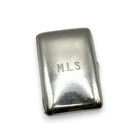 Silver Cigarette Case Heimburger Hallmark Mid Century Danish Silversmith Rare