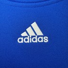 Y2k Adidas Long Sleeve Shirt Men M Blue Center Logo Pullover Sweatshirt Workout