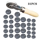 Universal Vehicle Tire Repair Compaction Roller Rubber Patch Repair Tool 30pcs