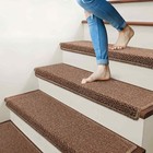 Bullnose Carpet Stair Treads Non Slip Stair Treads For Wooden Steps Indoor St   
