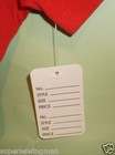 500 Pcs  1-1 4 x1-7 8 White  Clothing Price Hang  Tagging Tag Tagger Gun Labels