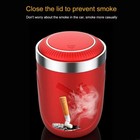 Led Auto Car Truck Cigarette Smoke Ashtray Ash Cylinder Holder For Offiice home