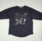 Junk Food The Police 1982 Tour T-shirt Vintage Style Faded Distressed Black