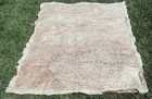 Vintage Tapa Cloth Pacific Islands Pounded Bark Paper Tree Fabric Pulp 54 x49 