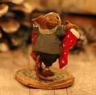 Wee Forest Folk Christmas Figurine M-729 - Christmas Double Stuff