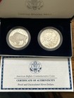 2001 Smithsonian American Buffalo 2-coin Proof   Unc Silver Dollar  1 Set In Ogp