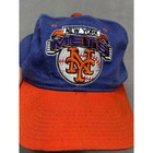 Vintage Starter New York Mets Snapback Hat Blue Orange Mlb Baseball Cap Osfa