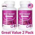 3pcs Rosabella Organic Beet Root 60 Capsules Natural Energy Boost Blood Pressure