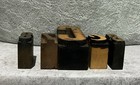 Vintage Wood Letterpress Printing Blocks Lot Of 14 Mixed Letters Printers Type