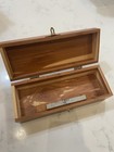 Vintage Buck Knife Wooden Presentation Box Display Case Cedar Wood