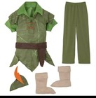Peter Pan Costume For Kids  size 4 -brand New     adorable   Disney