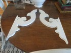 Pair Of Reproduction Corbels From A 1800 s Original One  Shabby White 