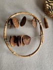 Vintage Replica Tribal Spin Drum And Rattler 