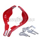 Red Brush Bar Hand Guards Handguard Fit For 7 8  22mm Handlebar Motorcycle Atv 