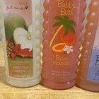 Avon Bubble Bath Fruit Scent Lot Of 5 Apple Mango Peach Blueberry Cobbler