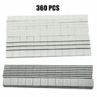 1 4 Oz  Adhesive Stick On Wheel Weights 360 Pcs Peel Tire Balancing Weights Grey