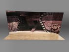 Original Trilogy Scenic Backdrop Display 6 Pack Star Wars Hasbro Kenner 3 75