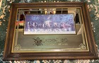 Vintage 1980 Anheuser Busch Clydesdale Beer Mirror Sign Budweiser Breweriana 24 