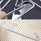 6 Pack Large Safety Pins  5 Inches Heavy Duty Stainless Steel Oversize Safety