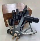 9  Nautical Tamaya Sextant With Wooden Box Working Navigational Sextant Compass