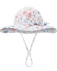 Baby Girl Sun Hat Toddler Summer Bucket Hats Upf 50  2-4t Blue Pink Flower Bow