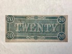  1864 Confederate States Of America  20 Dollars - Civil War Note