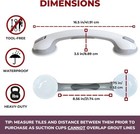 Changing Lifestyles Suction Cup Grab Bars For Bathtubs   Showers  Safety Bath   