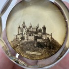 Vintage Glass Paperweight Burg Hohenzollern Castle Germany Souvenir Crystal