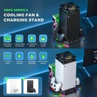 Cooling Fan Charging Stand For Xbox Series X  Vertical Cooler System Dual Con   