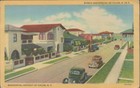 1945 Panama Postcard Cover To Usa With 3 Stamps