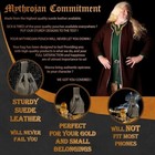 Medieval Style Darwstring Coin Pouch Renaissance Waist Bag - Gray - 5  X 6 