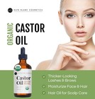 Castor Oil Organic 4oz  100  Pure  Cold Pressed  Hexane Free  Natural Oil For   
