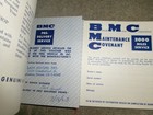 Org 1960 s British Motor Corporation Maintance Manual  -  Exc  Cond