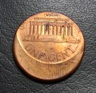 Error Coin Off Center Lincoln Cent   Zinc Post 1982 Nice Addition  1591v