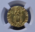  1252-1422  Italy Florin Florence Gold Fr-275 Ngc Au Details Mount Rmv 3 42g 