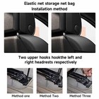 Stretchable Pet Barrier Backseat Storage Mesh Bag Dog Car Divider Net