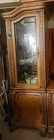 Rare Victorian Amini French Style Entertainment Center 2 Beveled China Cabinets
